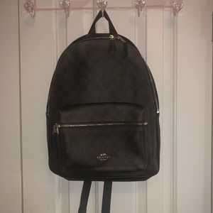 Coach Leather Backpack
